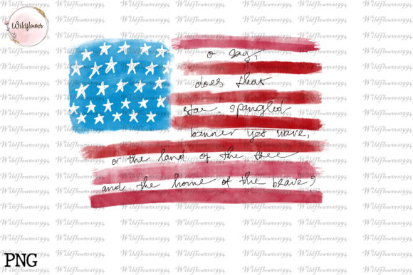 Download USA Flag,4th of July Printable PNG Print - 4th of july Collection