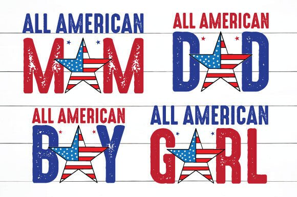 Download 4th of July Family Bundle, American Mom - 4th of july Collection