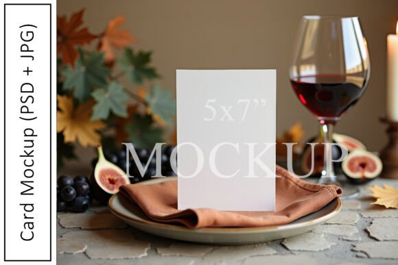 Download Fall Invitation Mockup, Wedding Mockup - Fall invitation Collection
