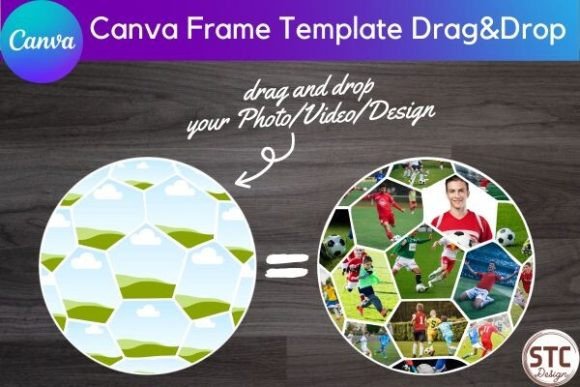 Download Soccer Photo Collage Canva Frame - Premium Resources