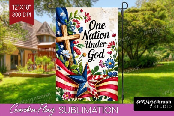 Download 4th of July Garden Flag Design - 4th of july Collection