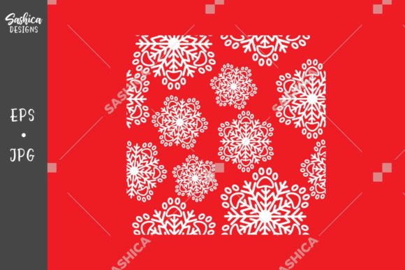Download Snowflakes/paw Prints White,red Pattern - Red pattern Collection