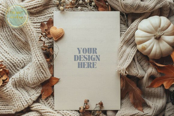 Download Fall Invite Mockup, Autumn Pumpkin - Premium Resources