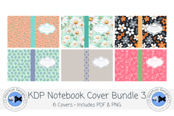 Download KDP Notebook Cover Bundle 3 - Book cover Collection